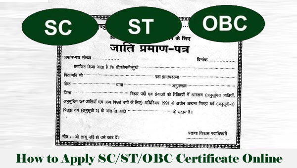 How to Apply for SC/ST/OBC Certificate Online/Offline in Haryana