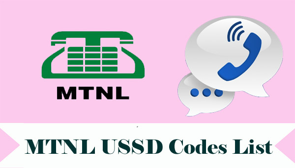 MTNL USSD Codes List