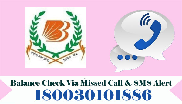 Baroda UP Gramin Bank Balance Check Via Missed Call & SMS Alert