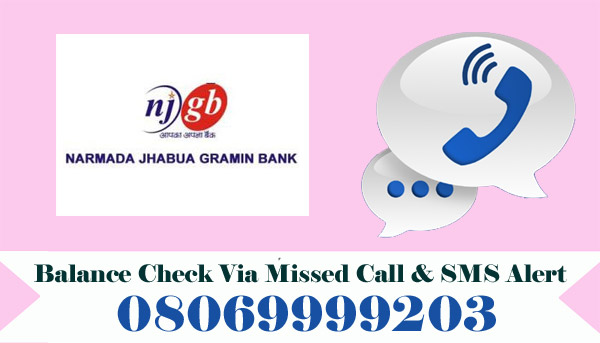 Narmada Jhabua Gramin Bank Balance Check Via Missed Call & SMS Alert