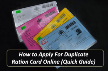 How to Apply For Duplicate Ration Card Online (Quick Guide)