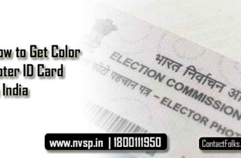How to Get Color Voter ID Card in India 2019-20