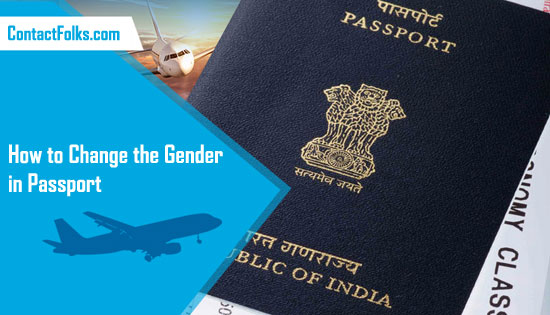 How to Change the Gender in Passport
