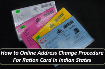 How to Online Address Change Procedure For Ration Card In Indian States