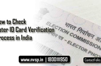 How to Check Voter ID Card Verification Process in India