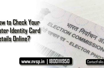 How to Check Your Voter Identity Card Details Online?