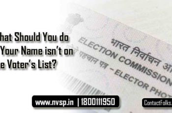 What Should You do if Your Name isn’t on the Voter’s List?