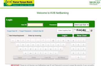 Karur Vysya Bank Net Banking Login, Reset IPin, Register, Unblock & Activate User ID